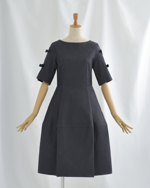 デニム ワンピース エブリィ】お色展開：ブルー ／ サイズ展開：36(SS