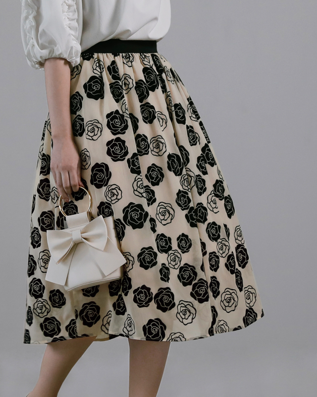 きれいめギャザースカート