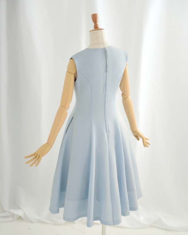 スペシャリテ【シェール フレア ワンピース】お色展開：イエロー