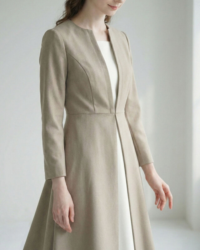 チュニック フリル フレア】s032 お色展開：ホワイト,ブルー ／ サイズ