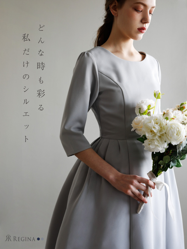 Ray【ワンピース シェリー】38-a23 お色展開：ネイビー,グレー 