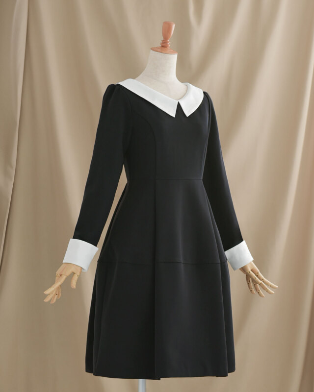 レジーナ スペシャリテ【ワンピース ナタリー】お色展開：ブラック