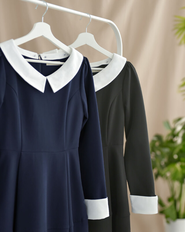 レジーナ スペシャリテ【ワンピース ナタリー】お色展開：ブラック