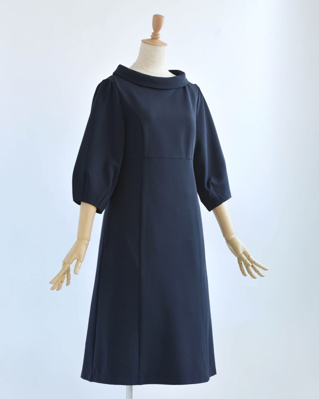 REGINA 　美品　神戸ワンピース　ネイビー　サイズ38 レジーナ 神戸 ワンピース 38 ネイビー ワンピース