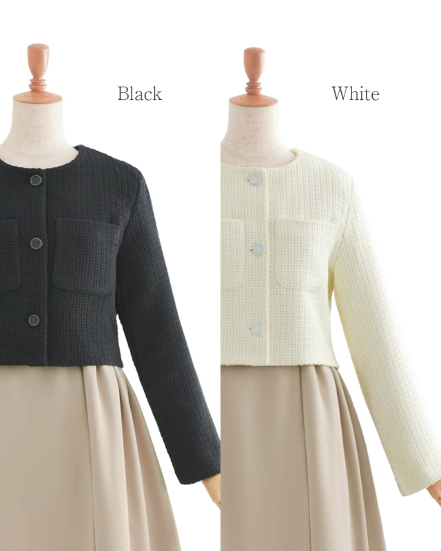 Regina - 【お値下/美品】ツイード ジャケット レジーナ リスレ　白　S　38 ツィード ワンピース プレジール スタイル】64-k21 お色展開