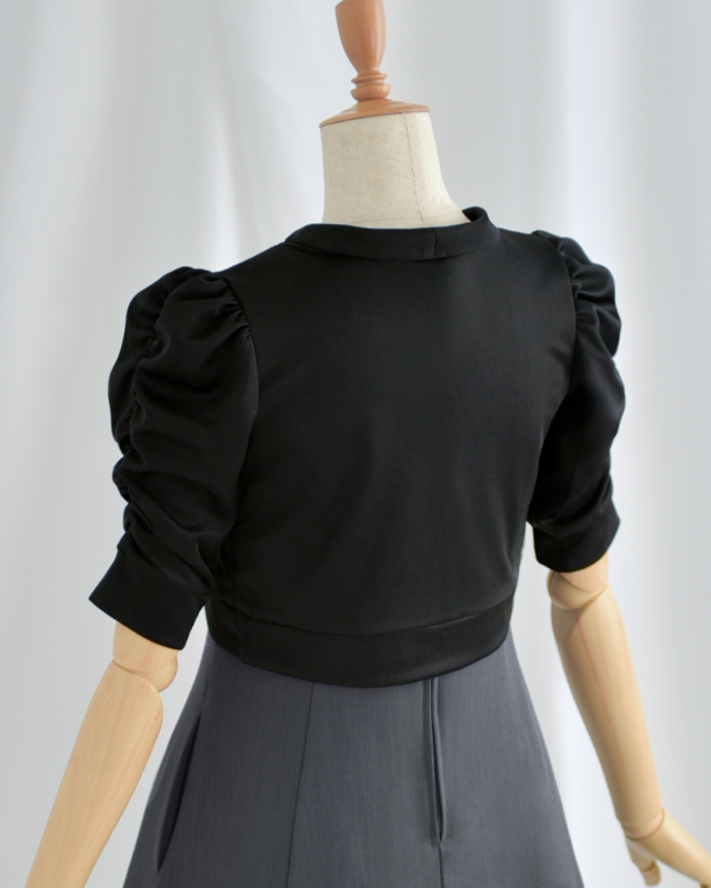 グラン ショート ボレロ】お色展開：ブラック ／ サイズ展開：36