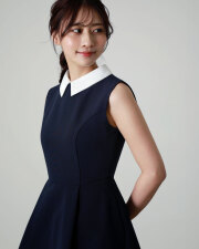 ピンク ノースリーブ ワンピース　レジーナ 神戸　36 1002-top.jpg