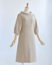 ニット 美 フレア スカート】s0490 お色展開：ホワイト,ブラウン