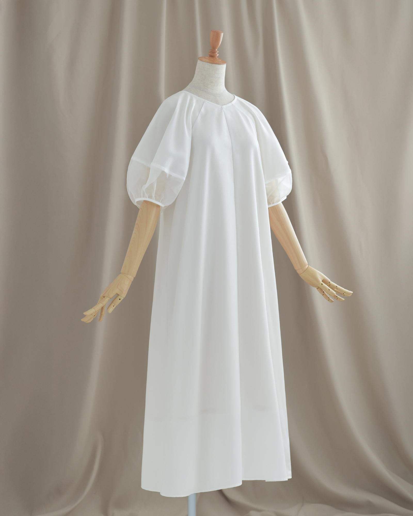 極美品25夏コレクションReneシアーワンピース38 キレイ ワンピ マリア】お色展開：ブラック,ネイビー ／ サイズ展開