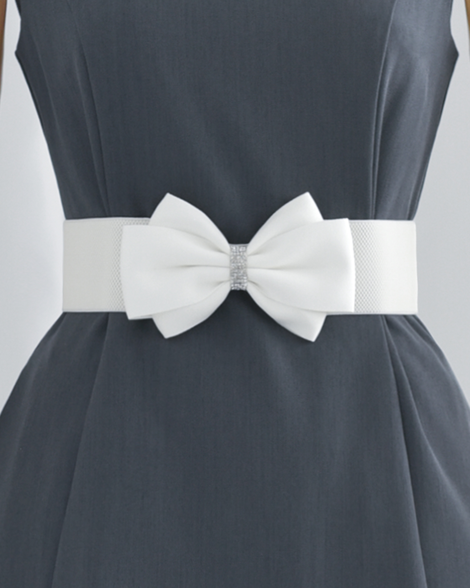 グリッターリボンベルト】お色展開：ホワイト,ブラック ／ サイズ展開