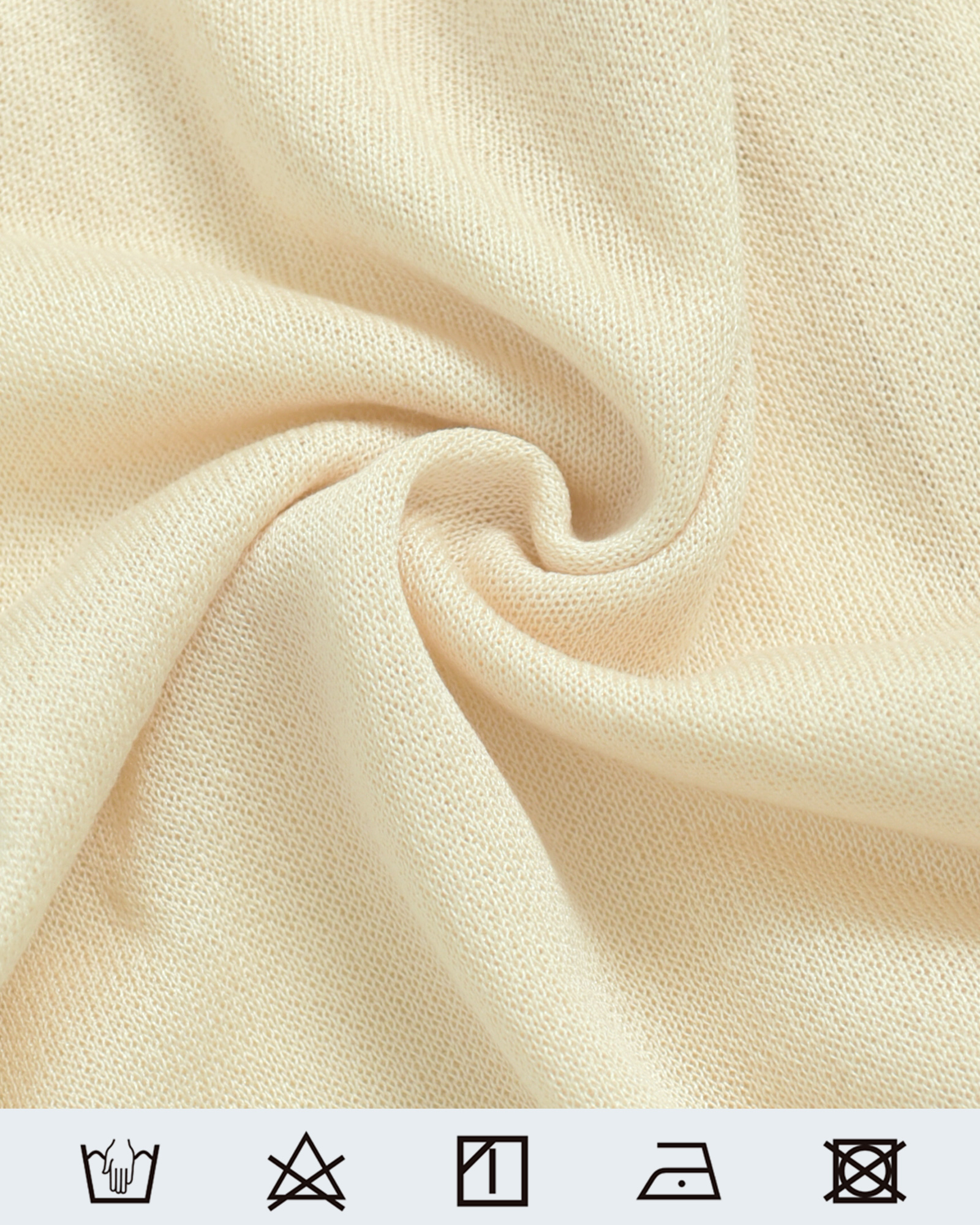 ベージュカーディガンの柔らかニット素材感 高見えしながら快適