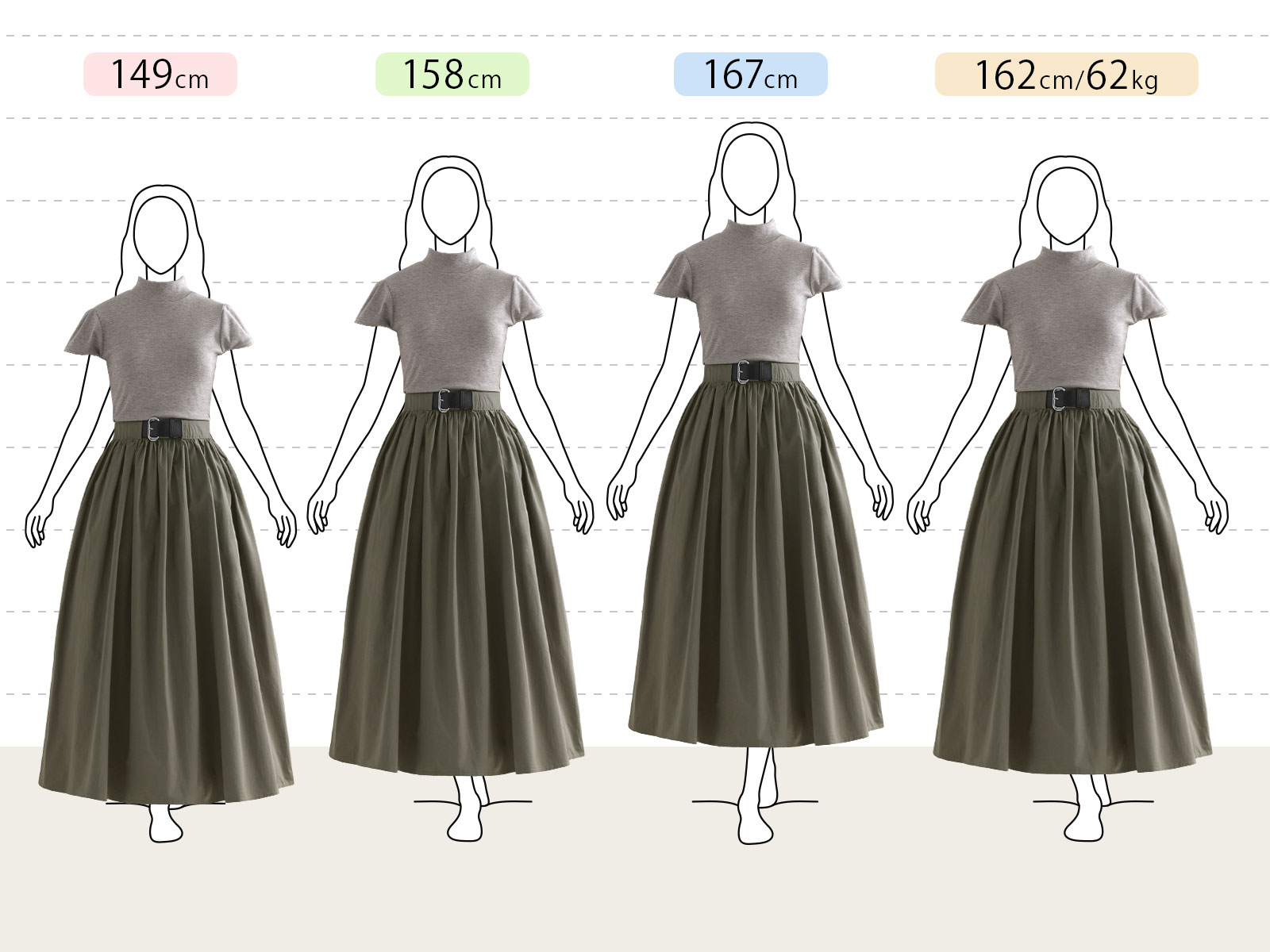 伸縮性のあるドッキングデザインで上品に着映えるワンピースの体型別着用感｜レジーナ【神戸ワンピース専門店】