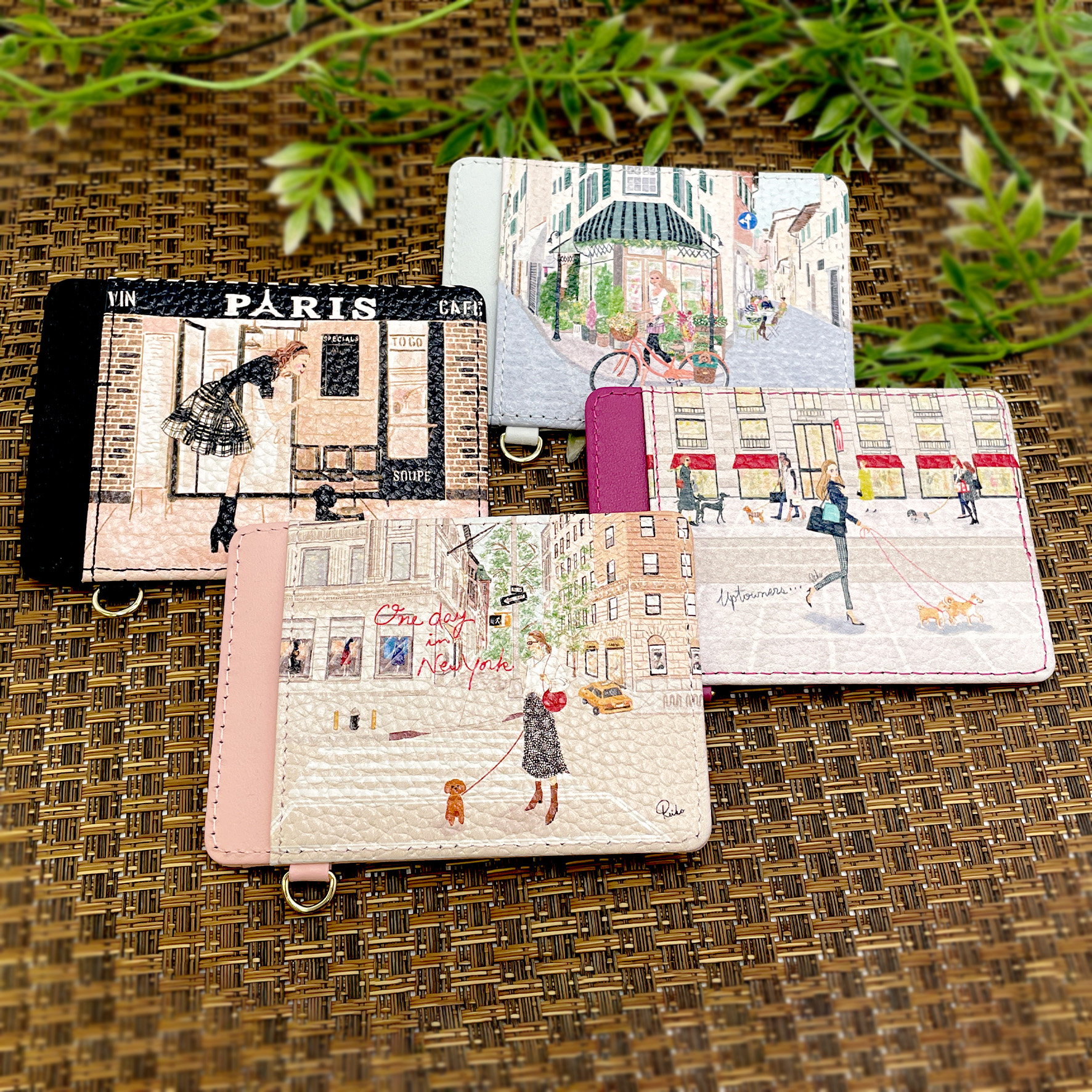 おしゃれ】 8855 レイコアオキ パスケース 【プレゼントにオススメ】