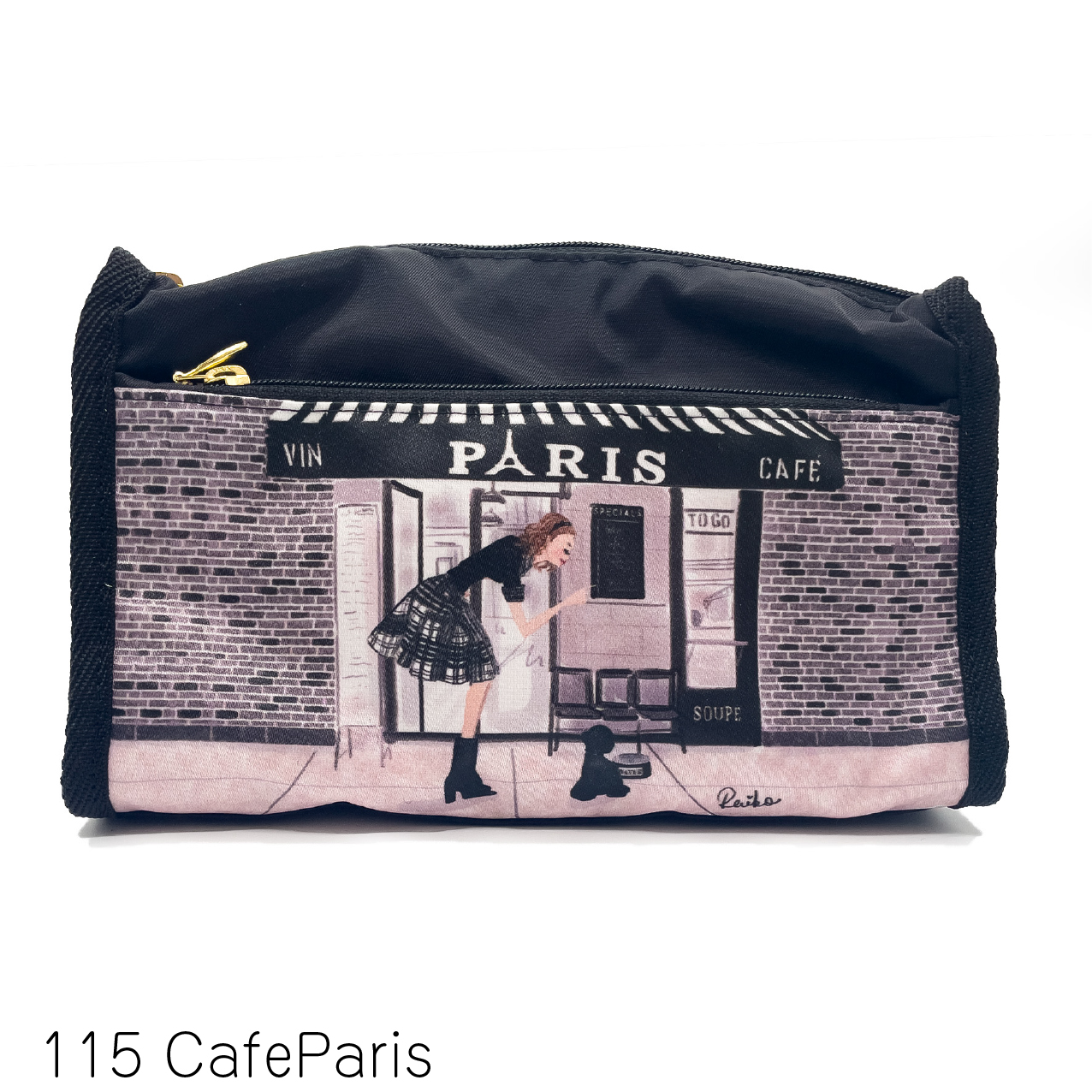 8863　トリプルジップポーチ