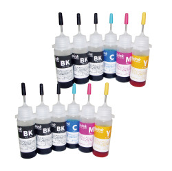 エプソンMUGマグカップ用詰め替えインクセット (4色) BK90mlカラー各30ml リインクオンラインショップ
