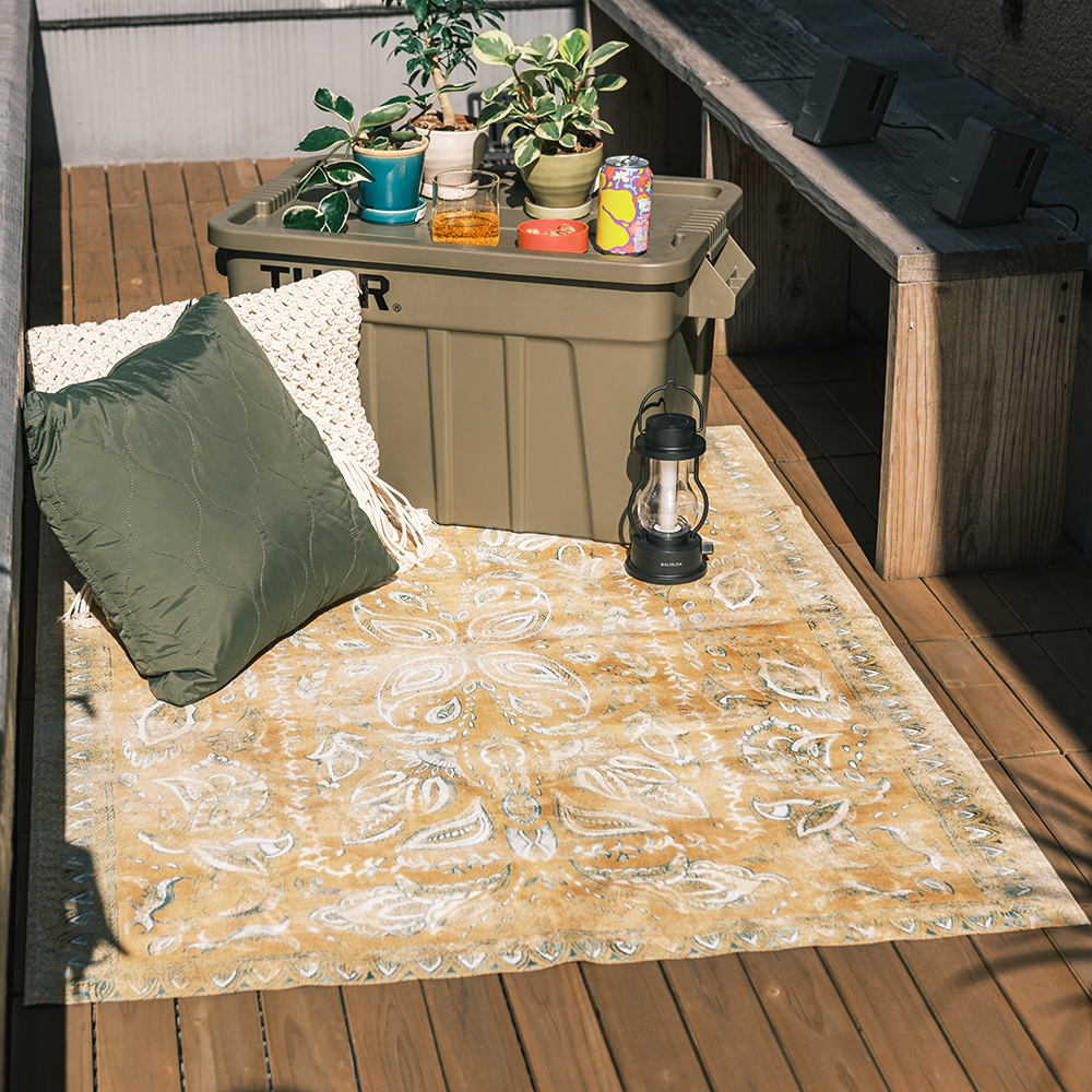 【REISM限定】MULTI RUG イエロー