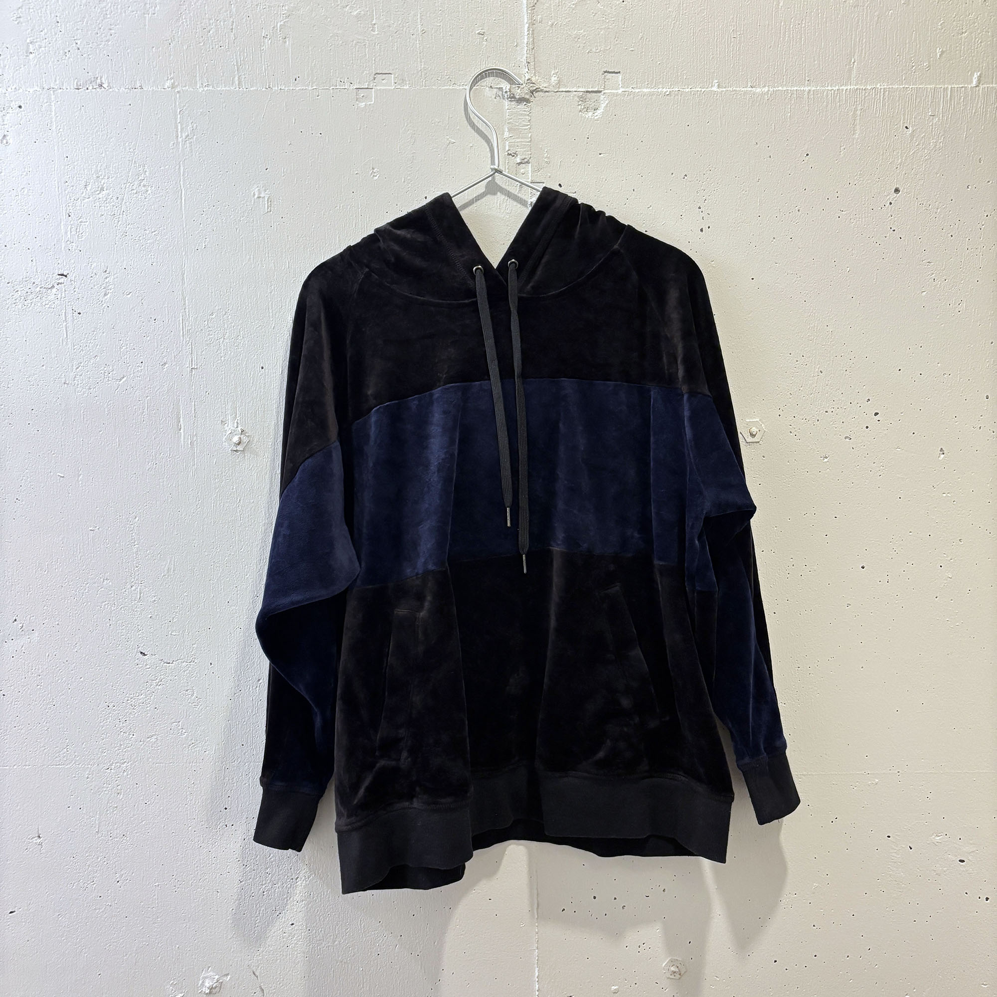 Champion ベロアボーダー  フーディ