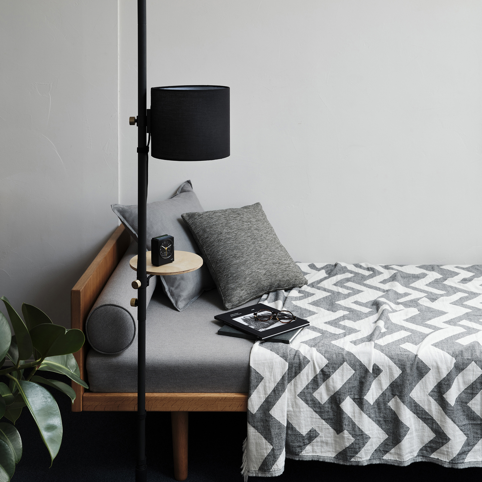DRAW A LINE 026 Fabric Lamp ブラック