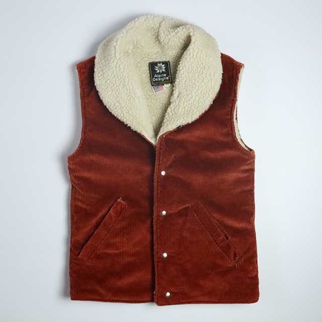 ボアコーデュロイベスト