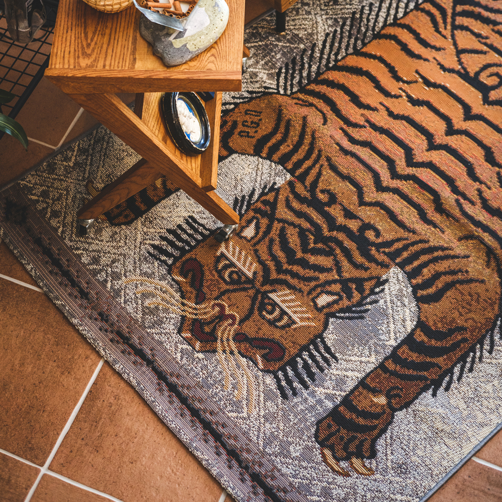 【POST GENERAL】TO-GO RUG トゥーゴーラグ TIGER