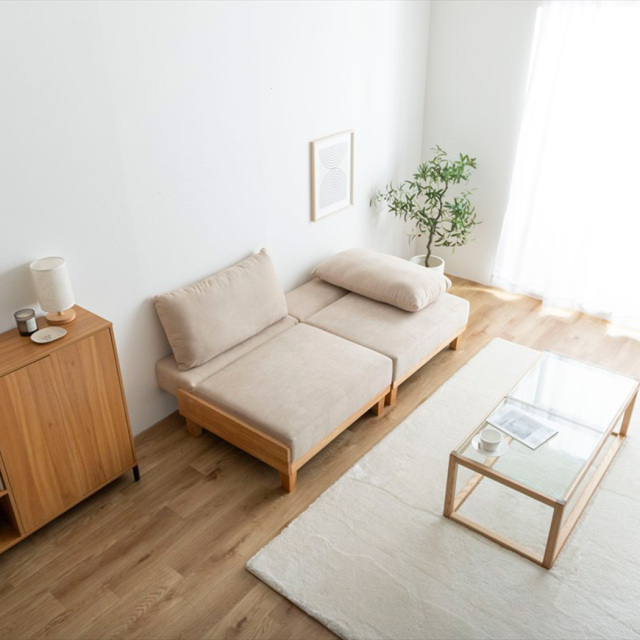 Estela】リクライニングソファベッド