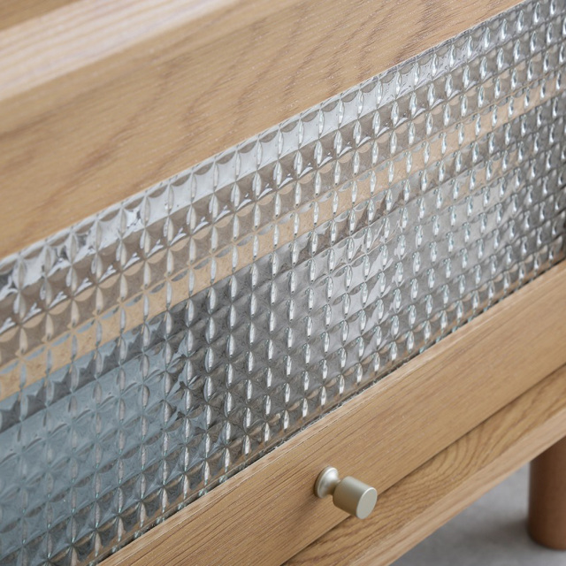 Arlo】ガラス扉付きテレビ台 幅90cm