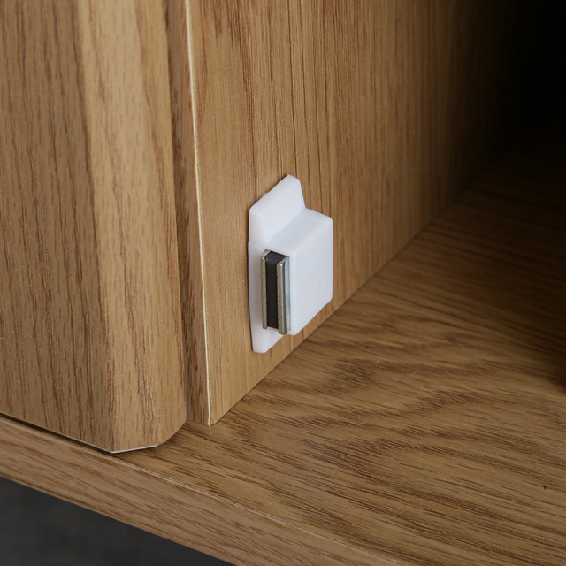 Arlo】ガラス扉付きテレビ台 幅90cm