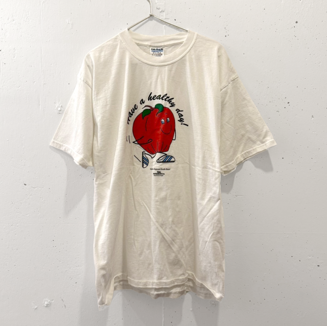 プリント りんご Tシャツ