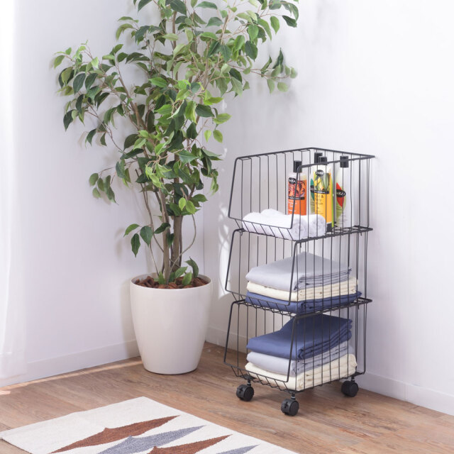 スタッキングワゴン BK