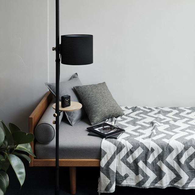 DRAW A LINE 026 Fabric Lamp ブラック