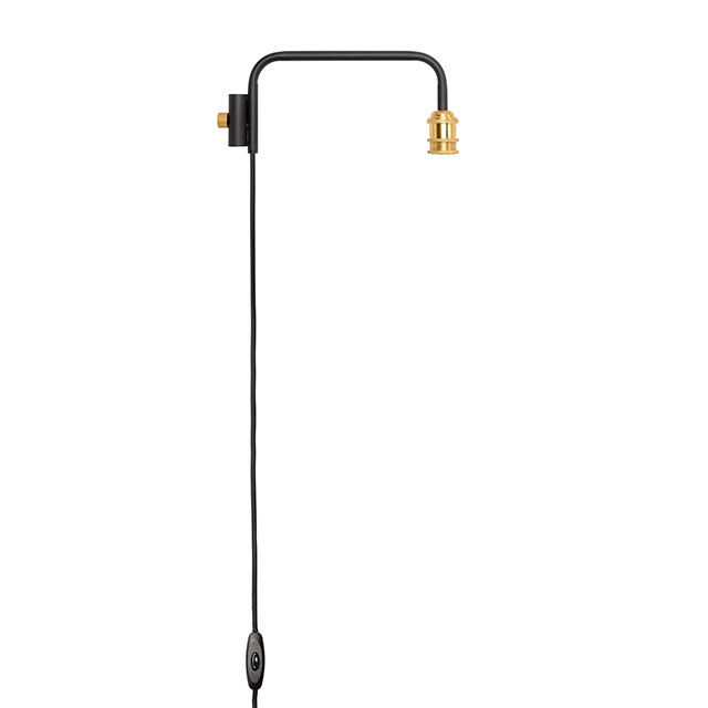 DRAW A LINE 〜Lamp C Black Set〜 DRAW A LINE Lamp Arm S + Wire Shade SET ブラック