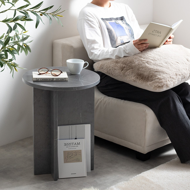 Luna ラウンドサイドテーブル