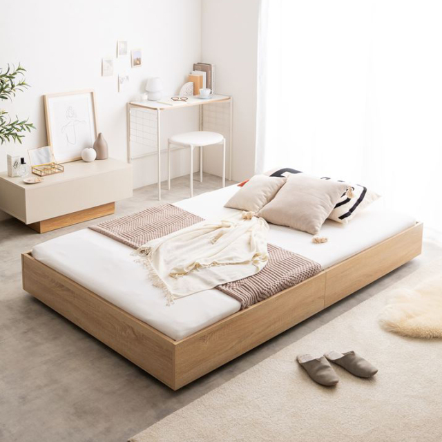 【セミダブル】Slib すのこローベッド