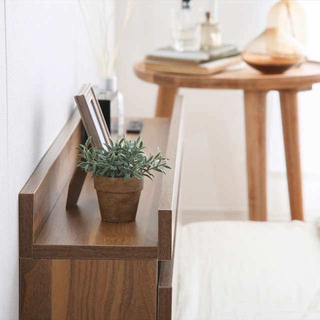 セミダブル】Coroa フロアベッド(マットレス付き)