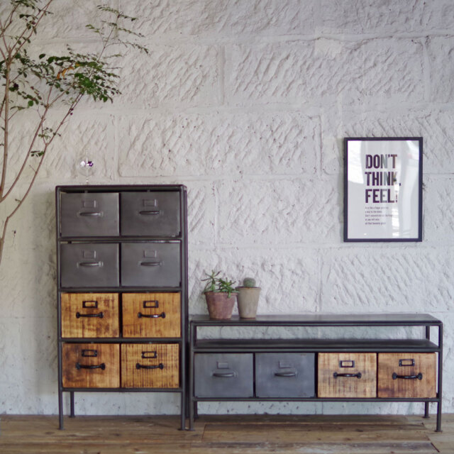 IRON WOODEN TV BOARD