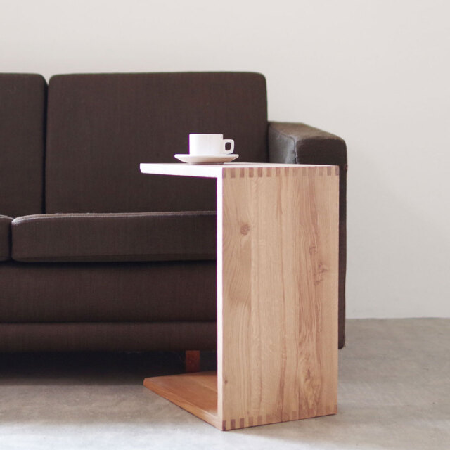 カウンターテーブル・ハイテーブル LIFE FURNITURE BI OAK SIDE TABLE LIFE FURNITURE BI OAK SIDE TABLE / ライフファニチャー BI