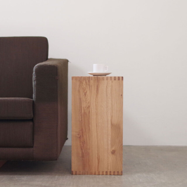 LIFE FURNITURE BI OAK SIDE TABLE / ライフファニチャー BI
