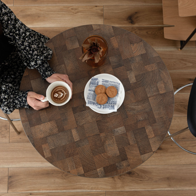 モザイク張り ハイテーブル