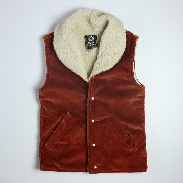 ボアコーデュロイベスト