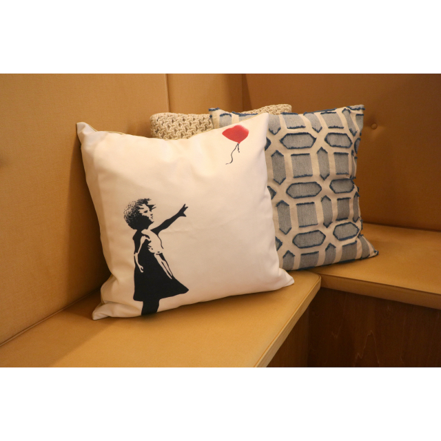 birgitta lagerqvist クッションカバー 雲柄 小 背当クッションカバー