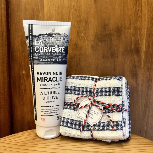 ソープペースト&クロス3枚セット