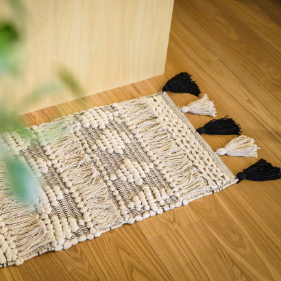 RUG ブラックアイパッチ BROWN マット やさ