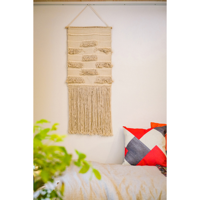 COTTON WALL HANGING-Fringe