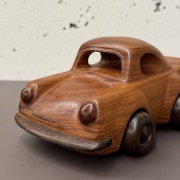 【一点モノ】木彫り クラシックカー