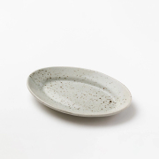Homeland 信楽焼 オーバル24cm/斑点