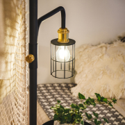 DRAW A LINE Lamp Arm S + Wire Shade SET ブラック