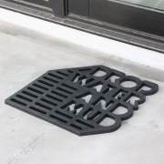 RUBBER MAT “Drop water and mud”
