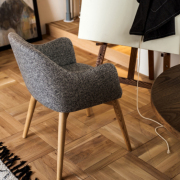 カラメリ チェア グレー