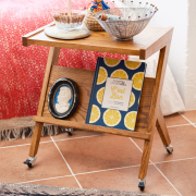 BI OAK SIDE TABLE