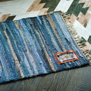 RECYCLE MAT / Denim (S) 50×70
